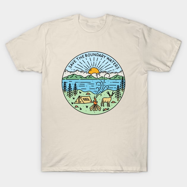 Save The Boundary Waters T-Shirt by wildwhiskey